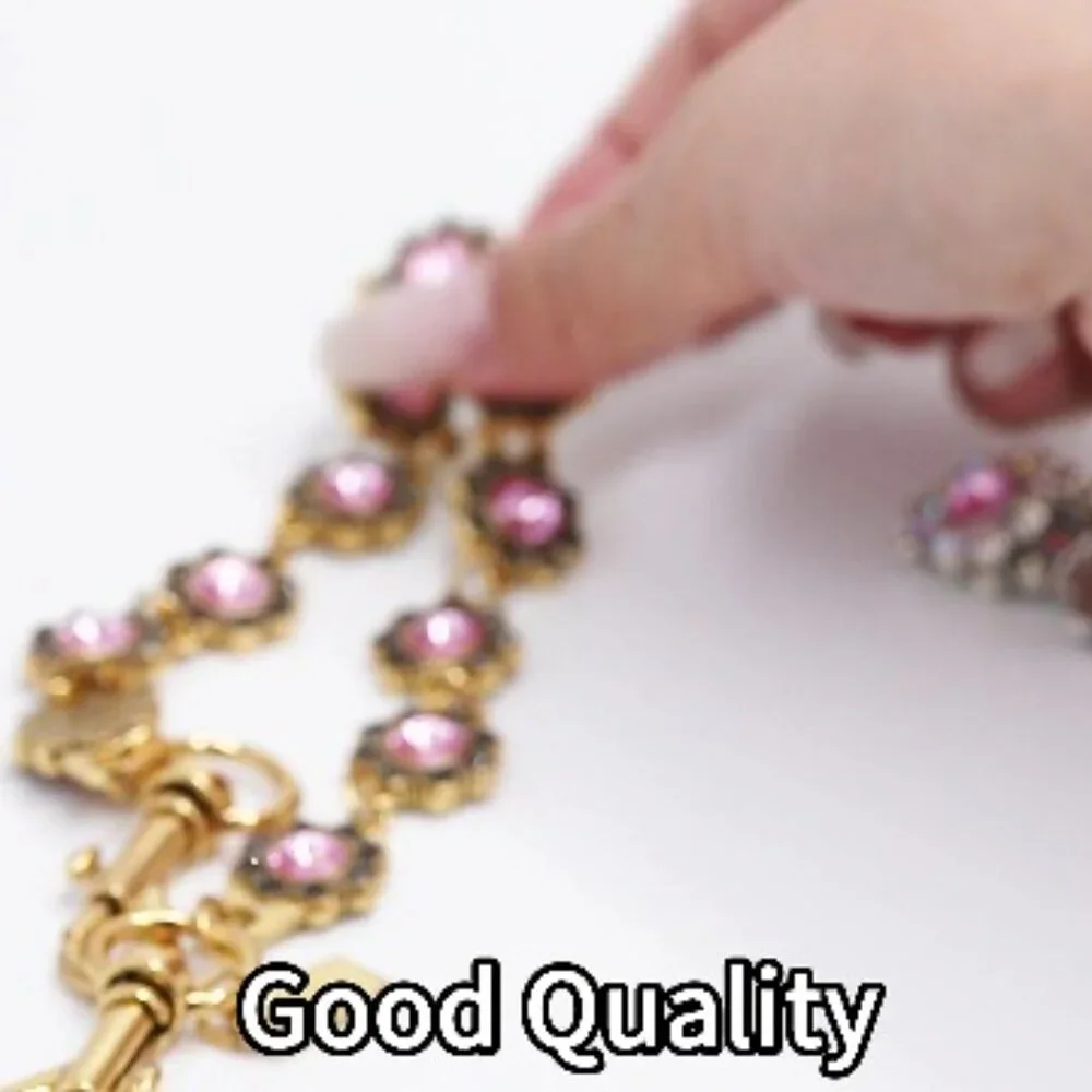 Vintage Bronze Bag Purse Charm Extender Chain Retro Accessory Designer Gifts - Picture 8 of 8